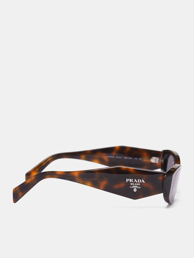 Tortoiseshell PR-B16S Geometric Sunglasses (0PR-B16S-JUNIPER-TORTOISE-GREY)