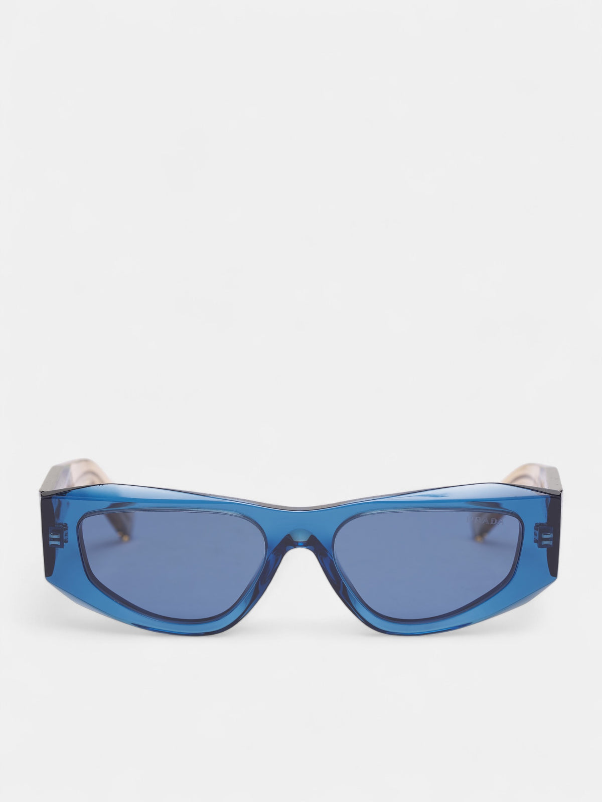 Blue Transparent Gradient B19S Sunglasses (0PR-B19S-BLUE-DARK-BLUE)