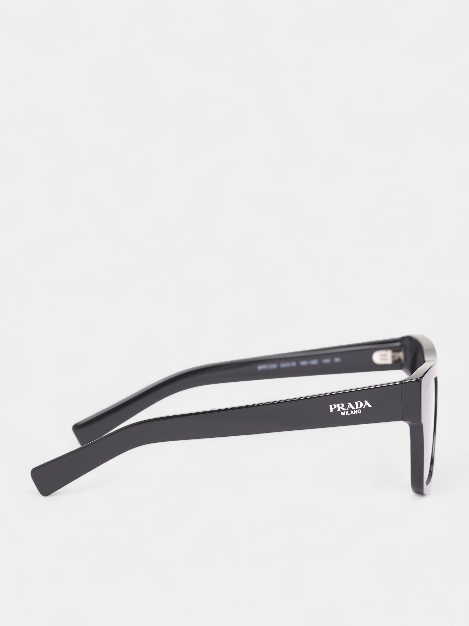 Black Matte C03S Square Sunglasses (0PR-C03S-BLACK-DARK-GREY)