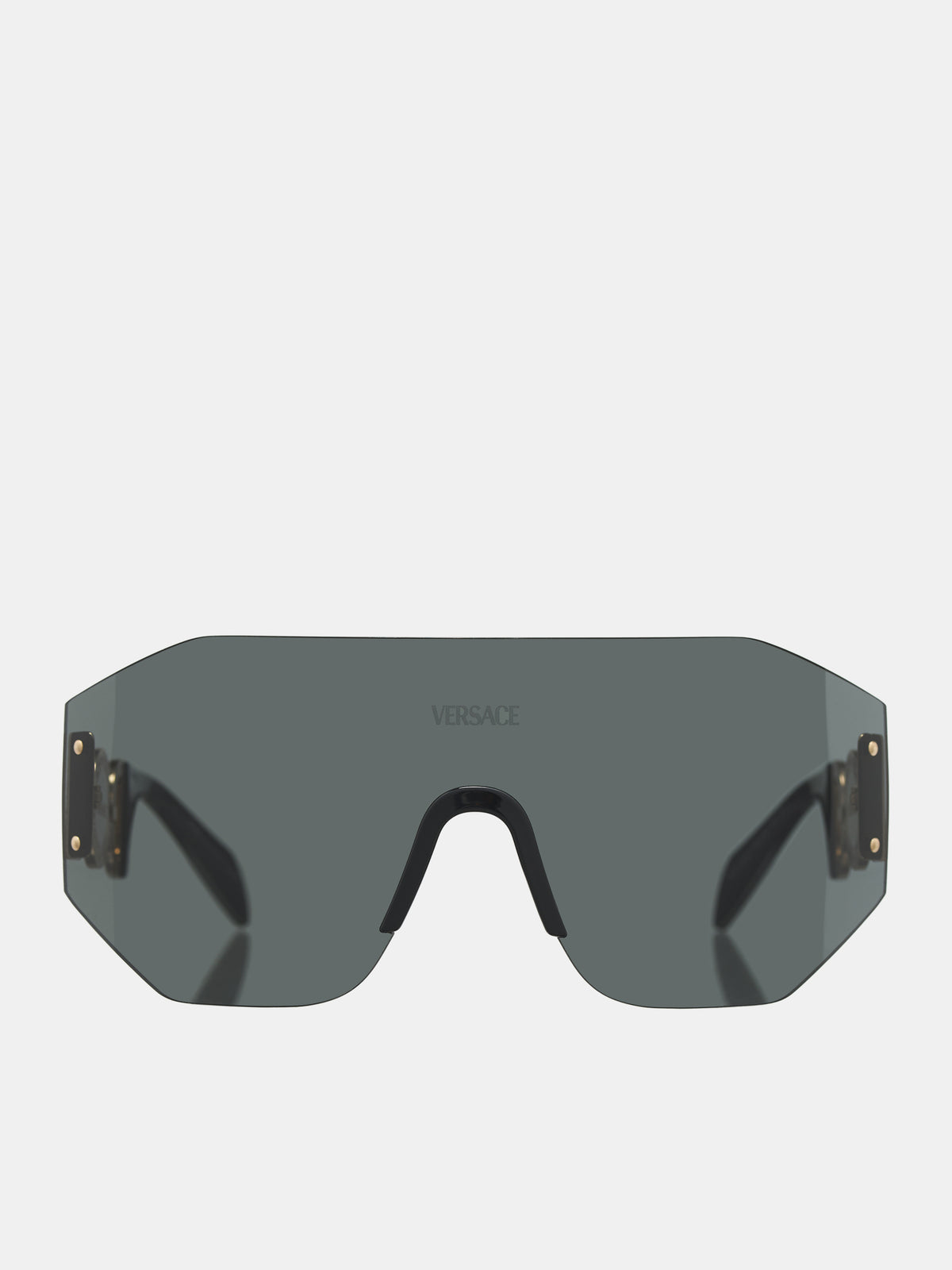 Geometric Shield Sunglasses (0VE2258-DARK-GREY)