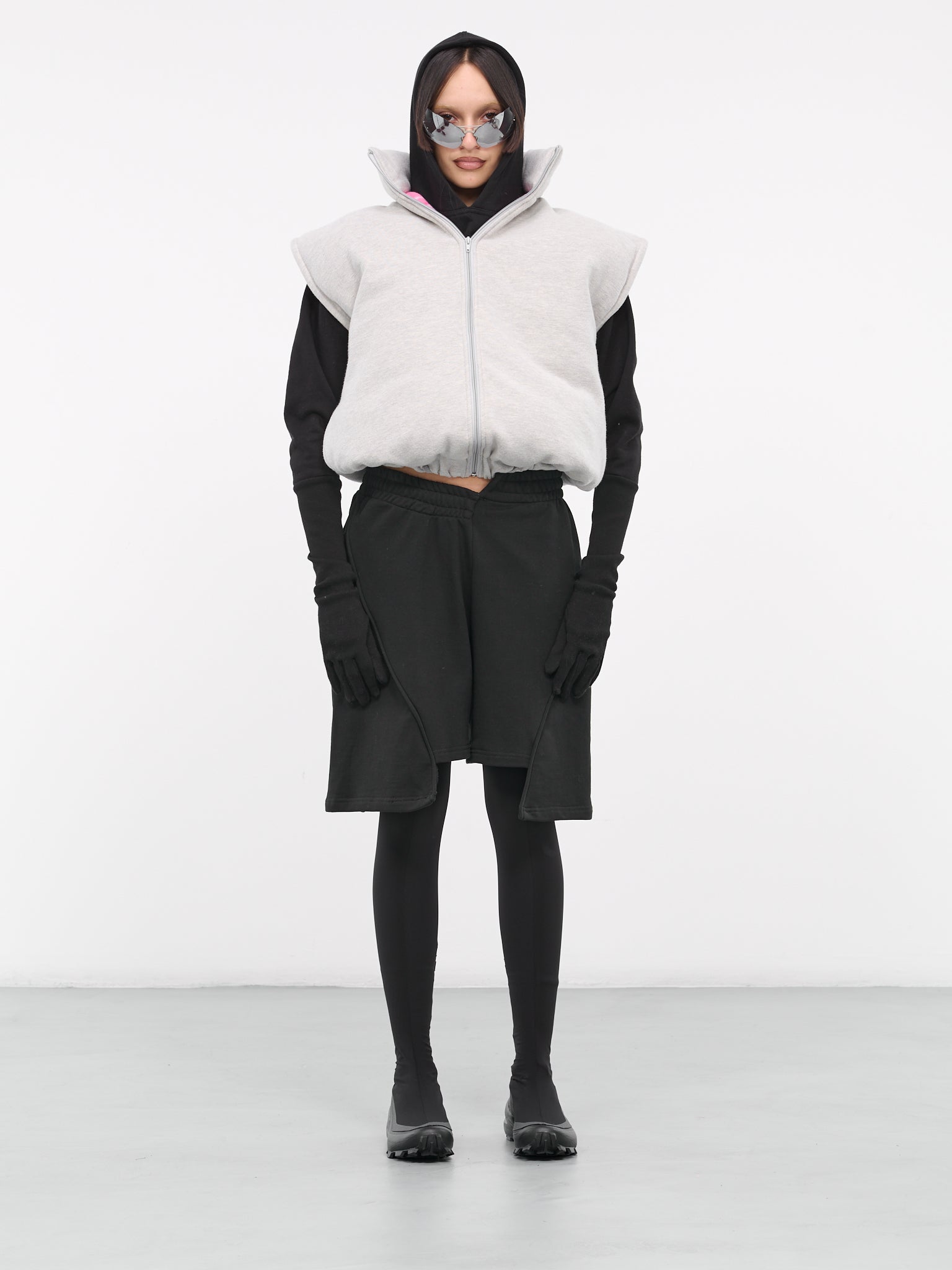 Padded Vest (OW06-US-GREY-PINK)