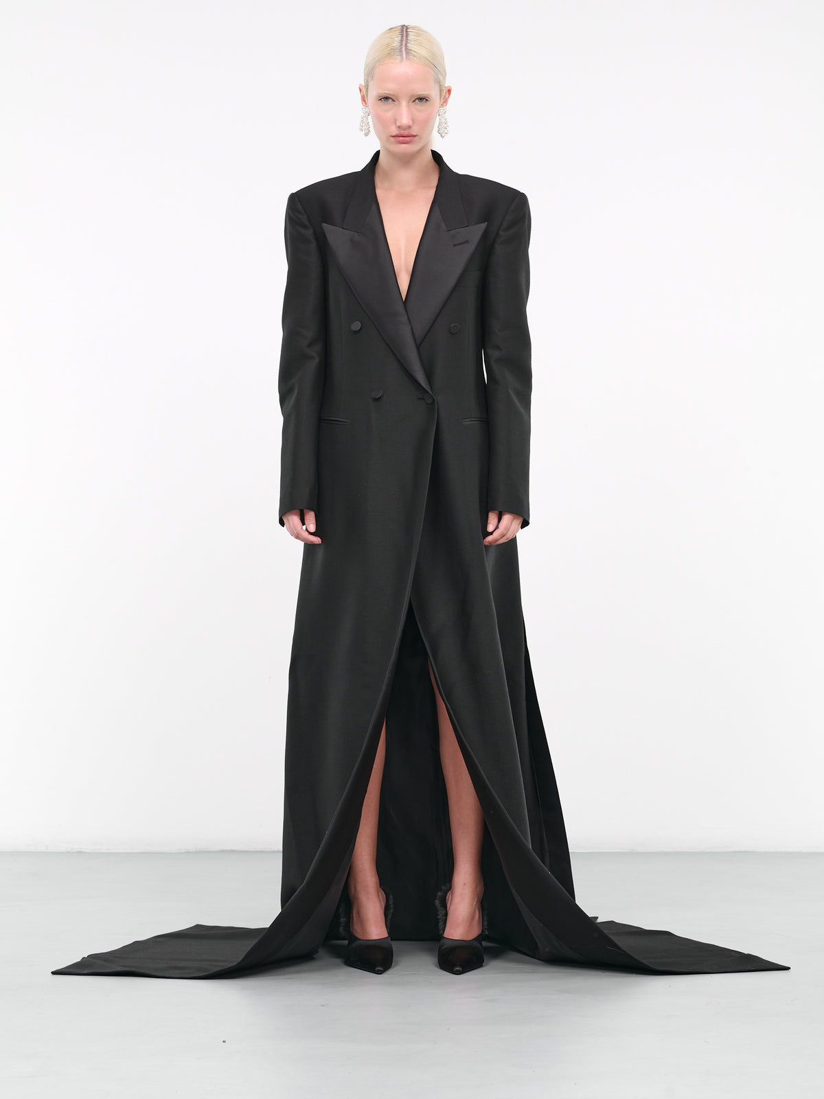 Long Suit Coat (CT03-BK-BLACK)