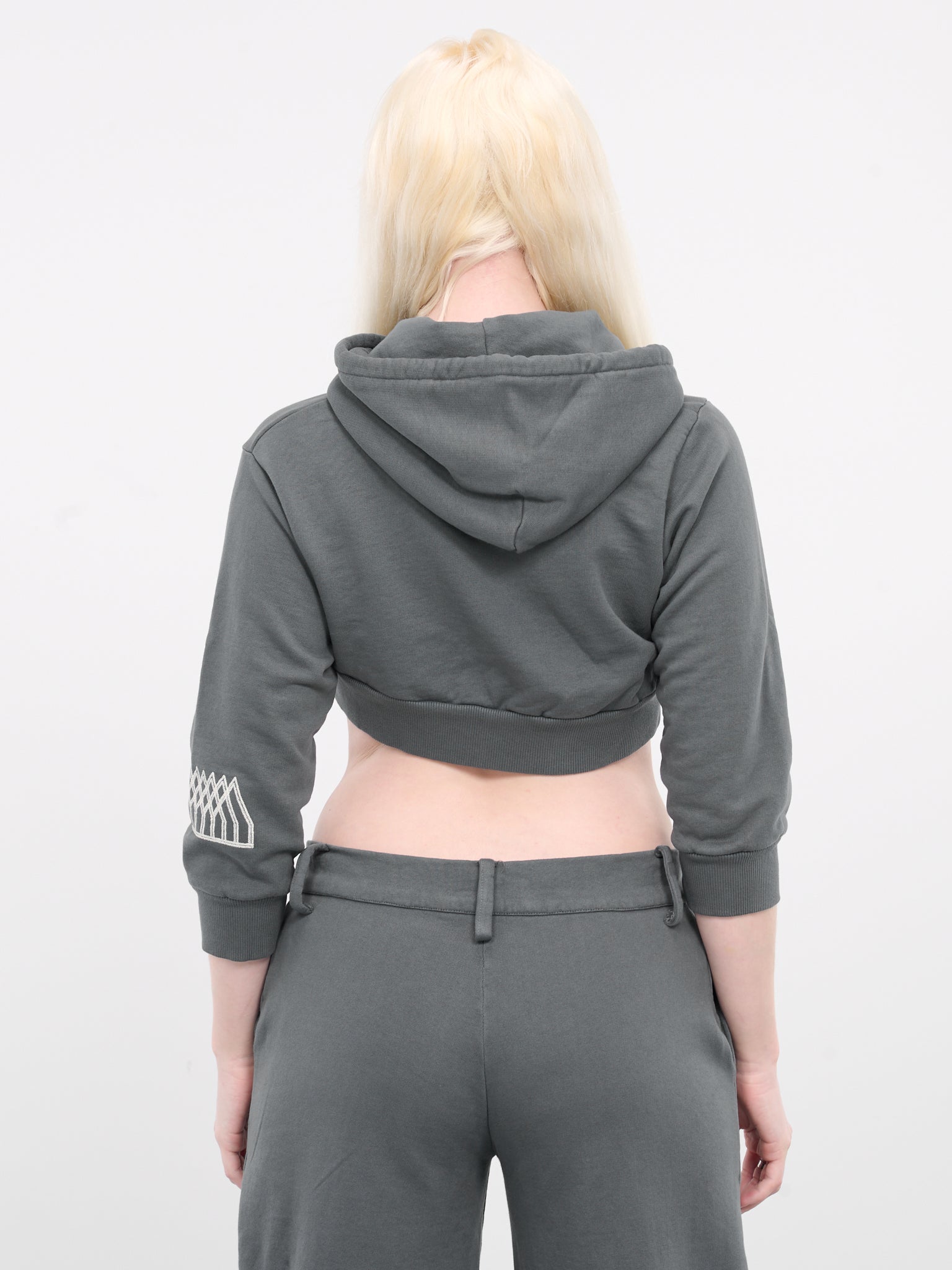 Baby Curved Zip Hoodie (1001000201GREY)