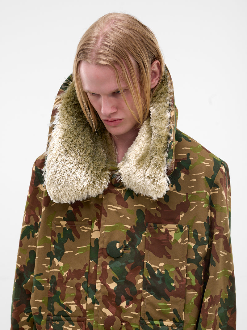 Devil Caban Camo Jacket (1001A-CC2-MILITARY-GREEN)