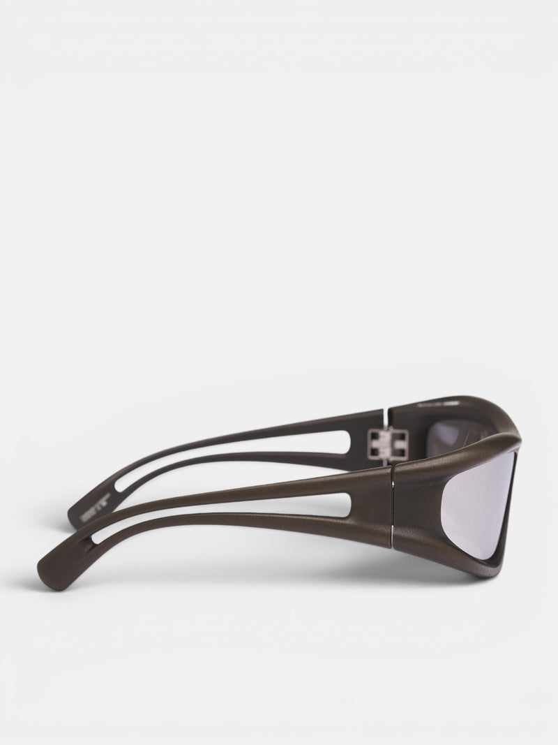 Mykita x 032c Green Marfa Sunglasses (10085509-GREEN-SILVER)