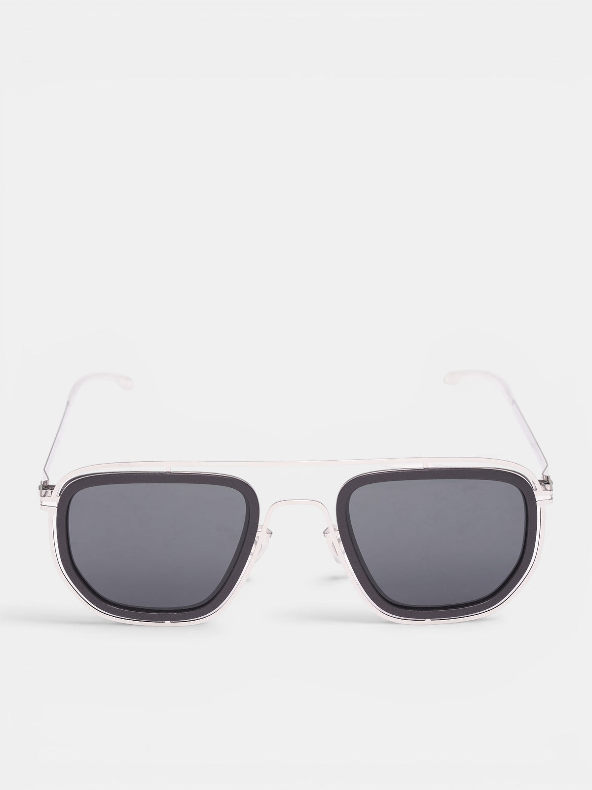 Black MH22 Ferlo Sunglasses (10086151-PITCH-BLACK-SHINYSILV)