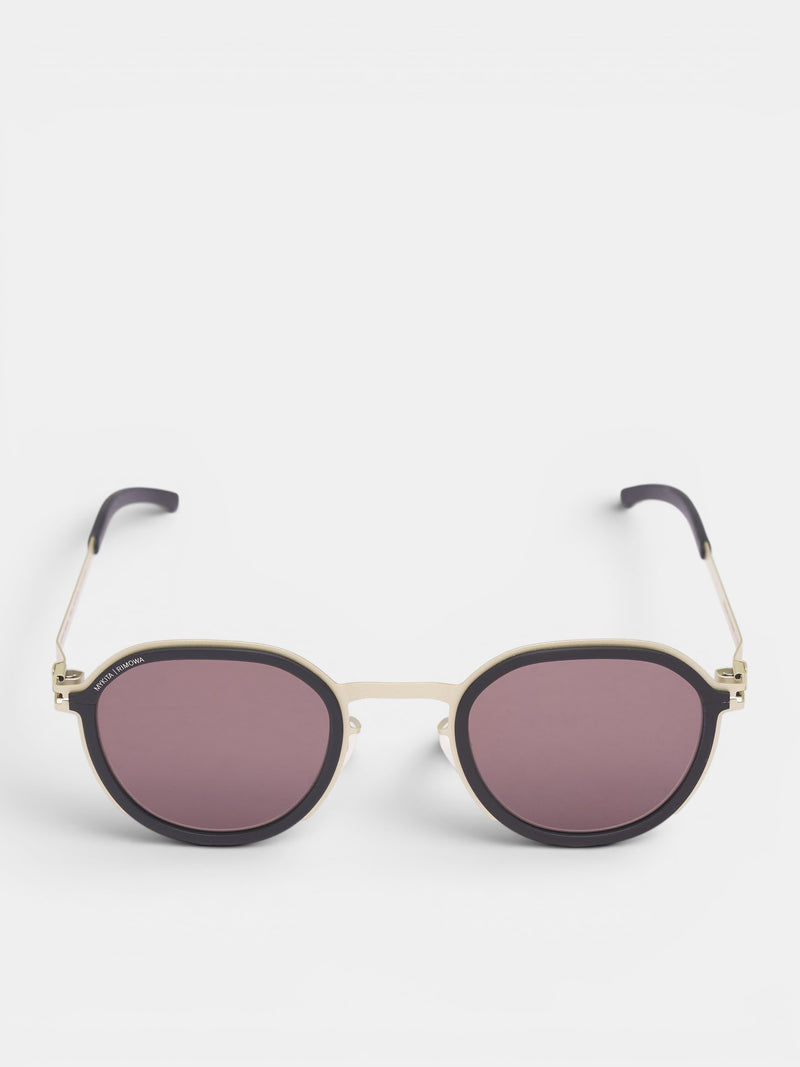 Mykita x Rimowa Black MR001 Sunglasses (10087670-381-TITAN-BLACK-BROWN)