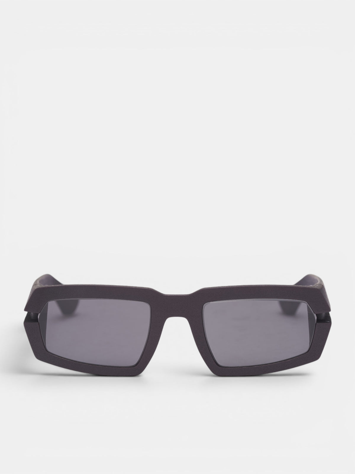 Mylon Incheon Geometric Sunglasses (10089289-PITCH-BLACK-DARK-GREY)