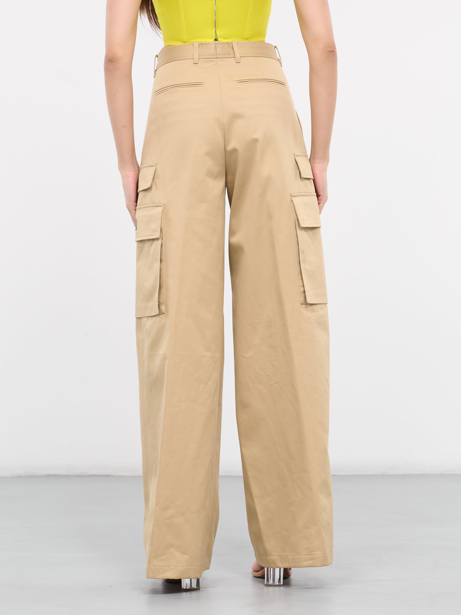 Gabardine Cargo Pants (1013640-1A01718-SAND)