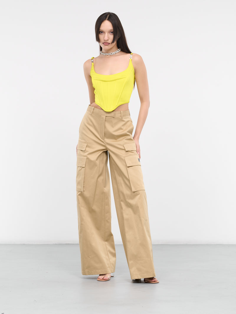 Gabardine Cargo Pants (1013640-1A01718-SAND)