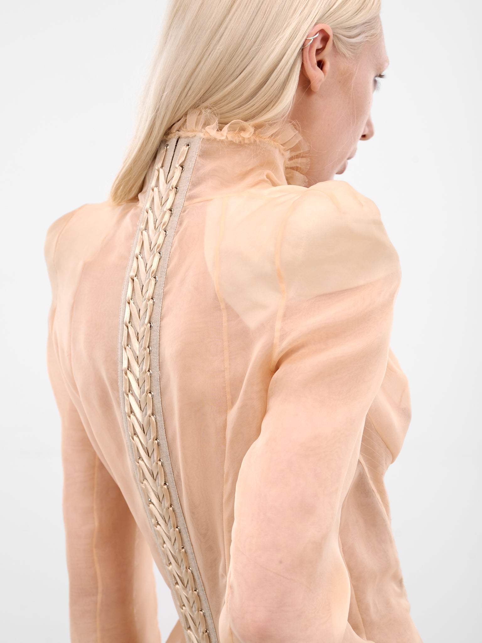 Beige Skins Crawling Tailored Jacket (SKINS-CRAWLING-JACKET-NUDE)