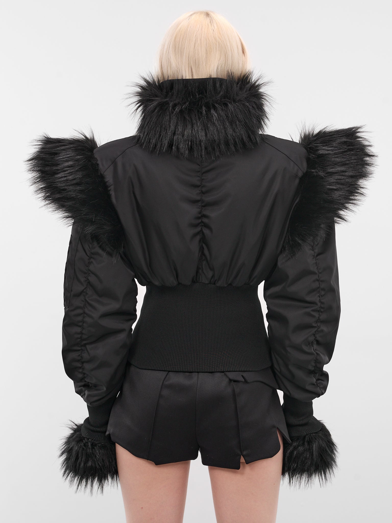 Black Matter In Time Bomber Jacket (MATTER-IN-TIME-JACKET-BLACK)