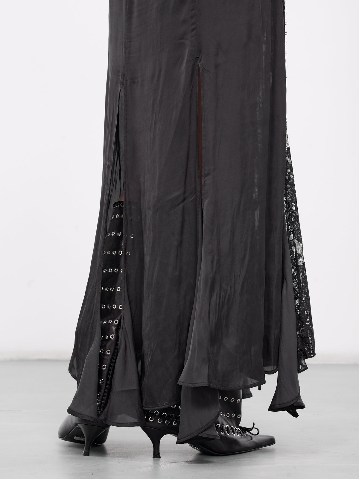 Hook & Eye Slip Dress (102DR001-F481-BLACK)