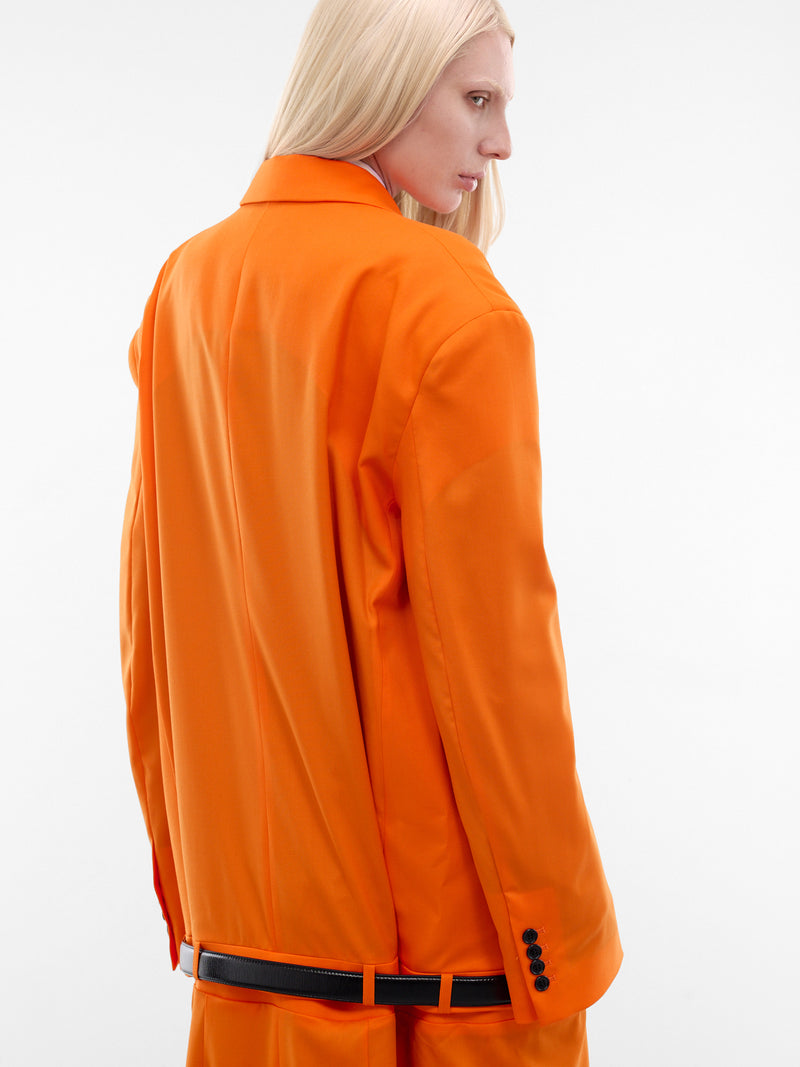 Bright Orange Skirt Coat (1030-660-BRIGHT-ORANGE)
