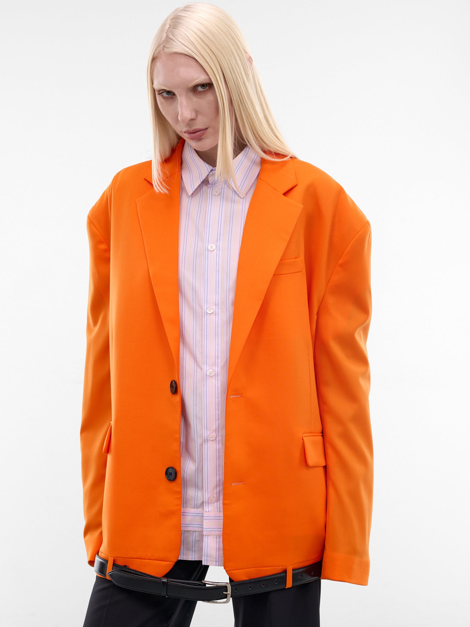 Bright Orange Skirt Coat (1030-660-BRIGHT-ORANGE)