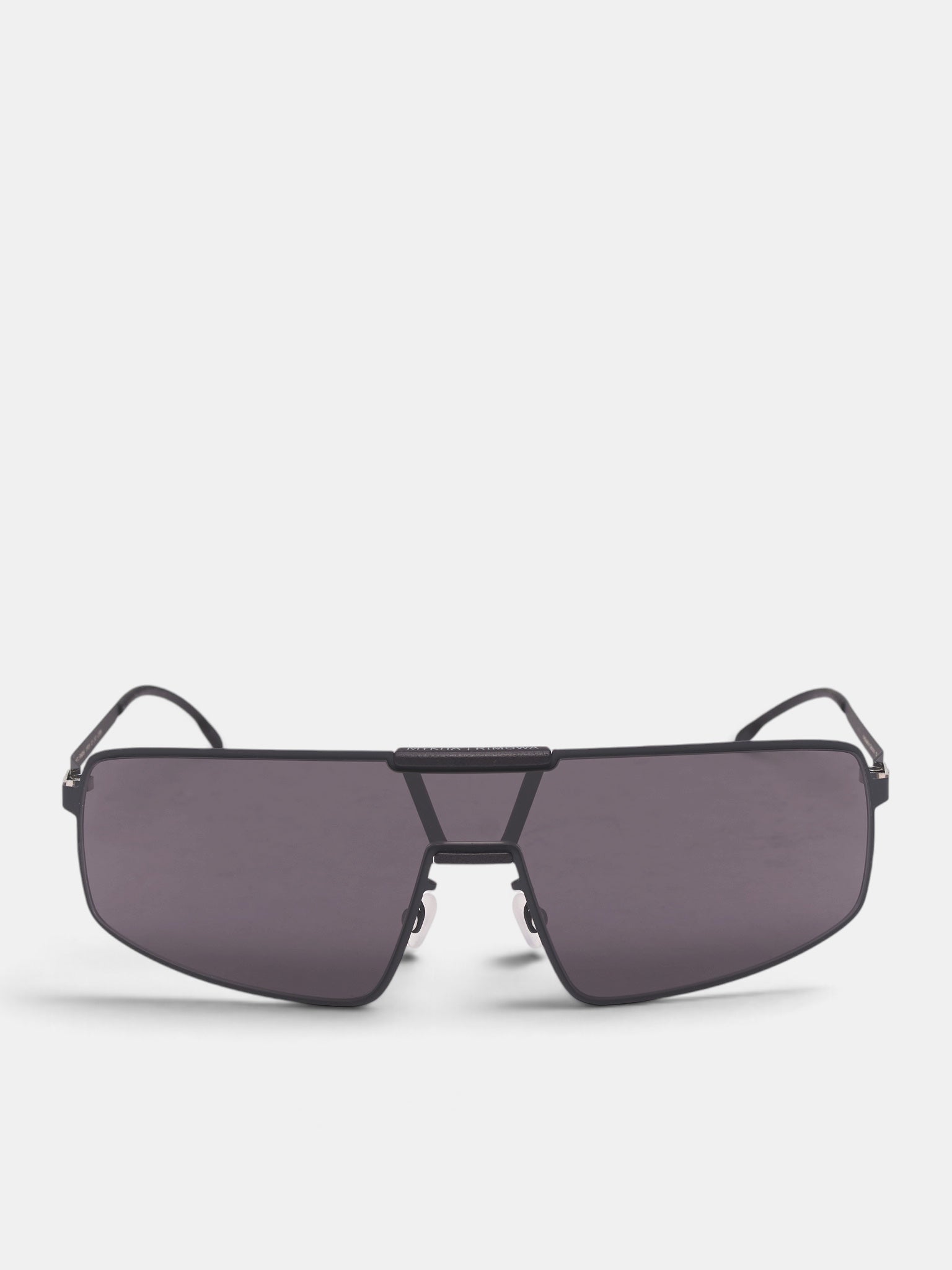 Black MR008 Shield Sunglasses (10300644-BLACK-PITCH-BLACK)