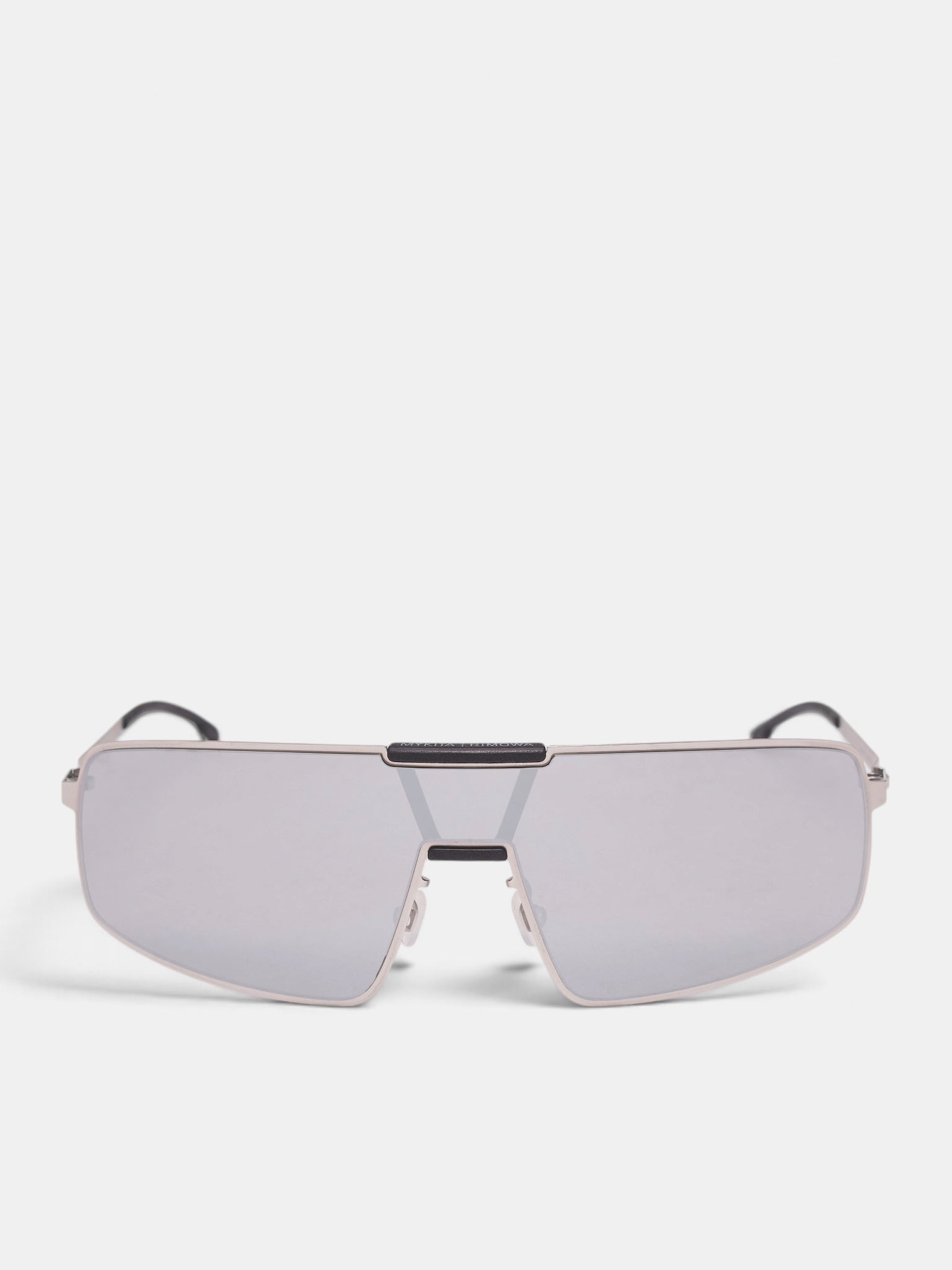 Silver MR008 Shield Sunglasses (10301218-SILVER-SHADOW-SILVER)