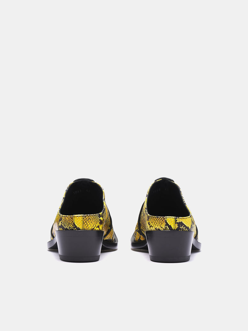 Cowboy Mules (1063MLE02309-YELLOW-BLACK)