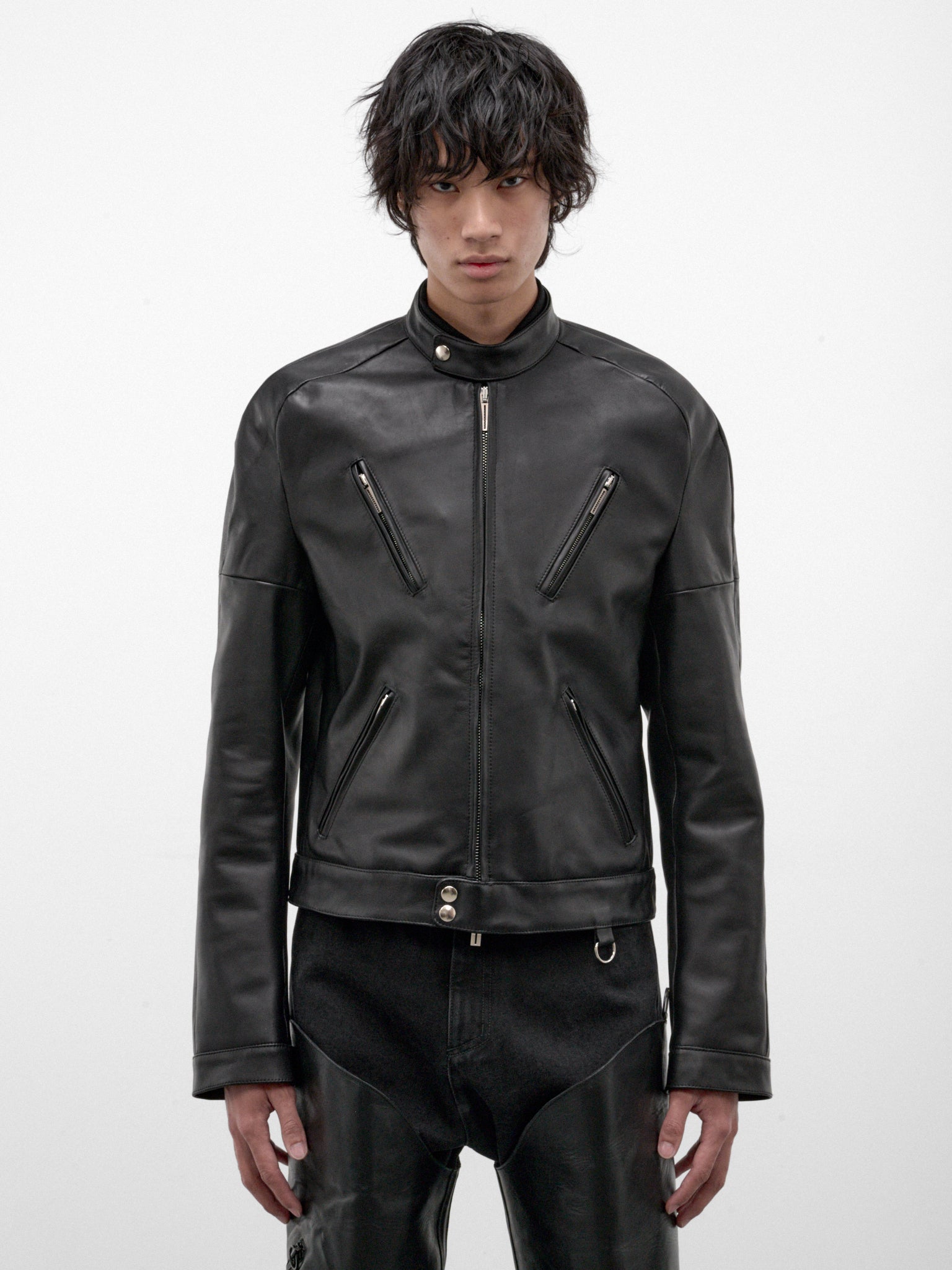 Black Leather Moto Jacket (11-MOTO-LEATHER-JACKET-BLACK)