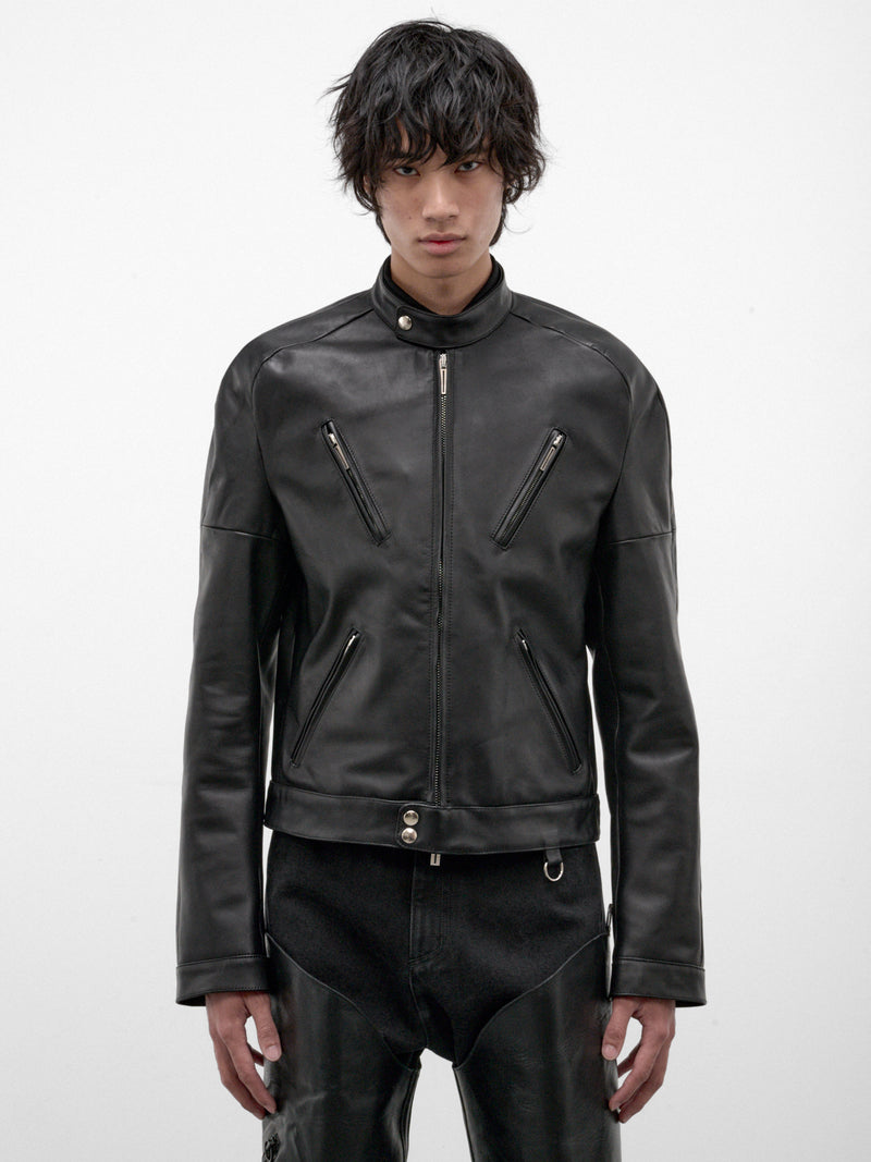 Black Leather Moto Jacket (11-MOTO-LEATHER-JACKET-BLACK)