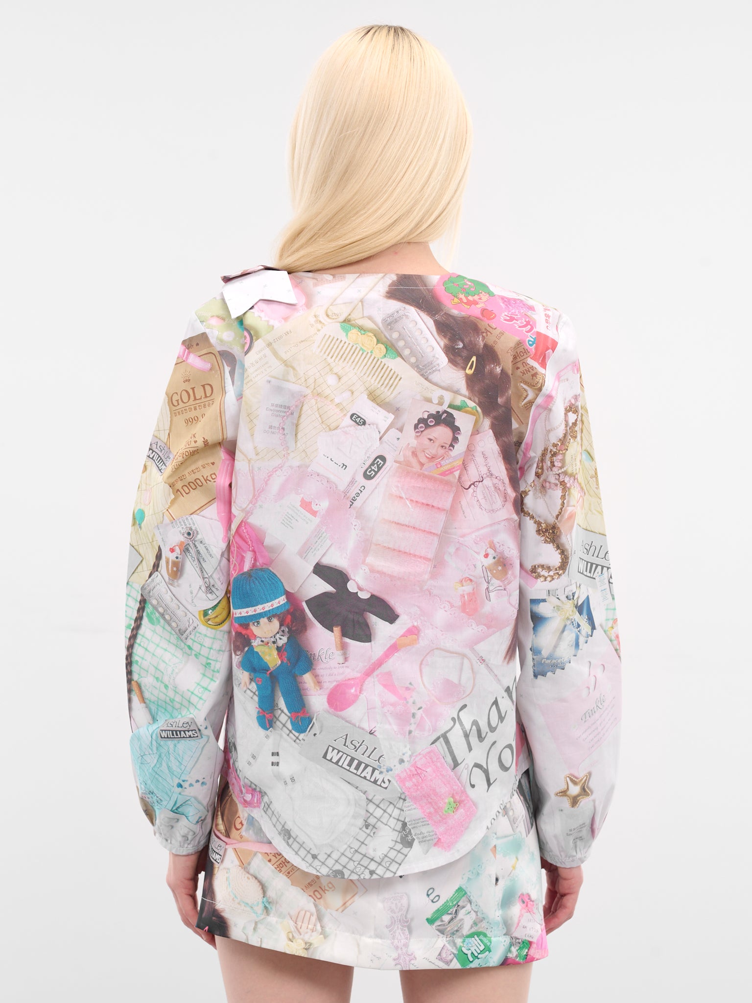 Treasures Print Bow Shirt (11-MULTICOLOR)