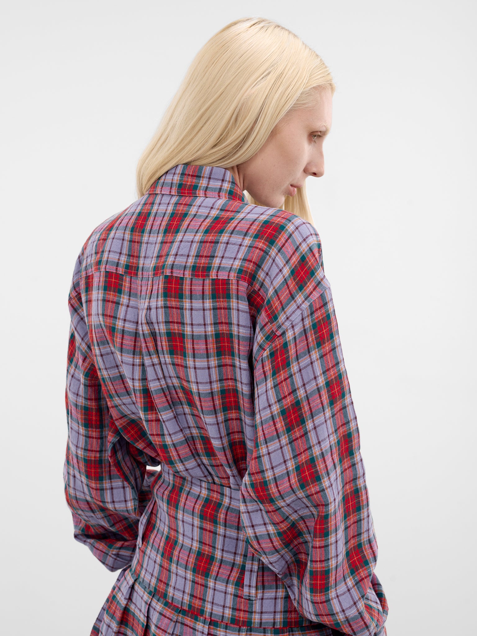 Marta Plaid Layered Mini Dress (110103A4-W01C6-MULTI)