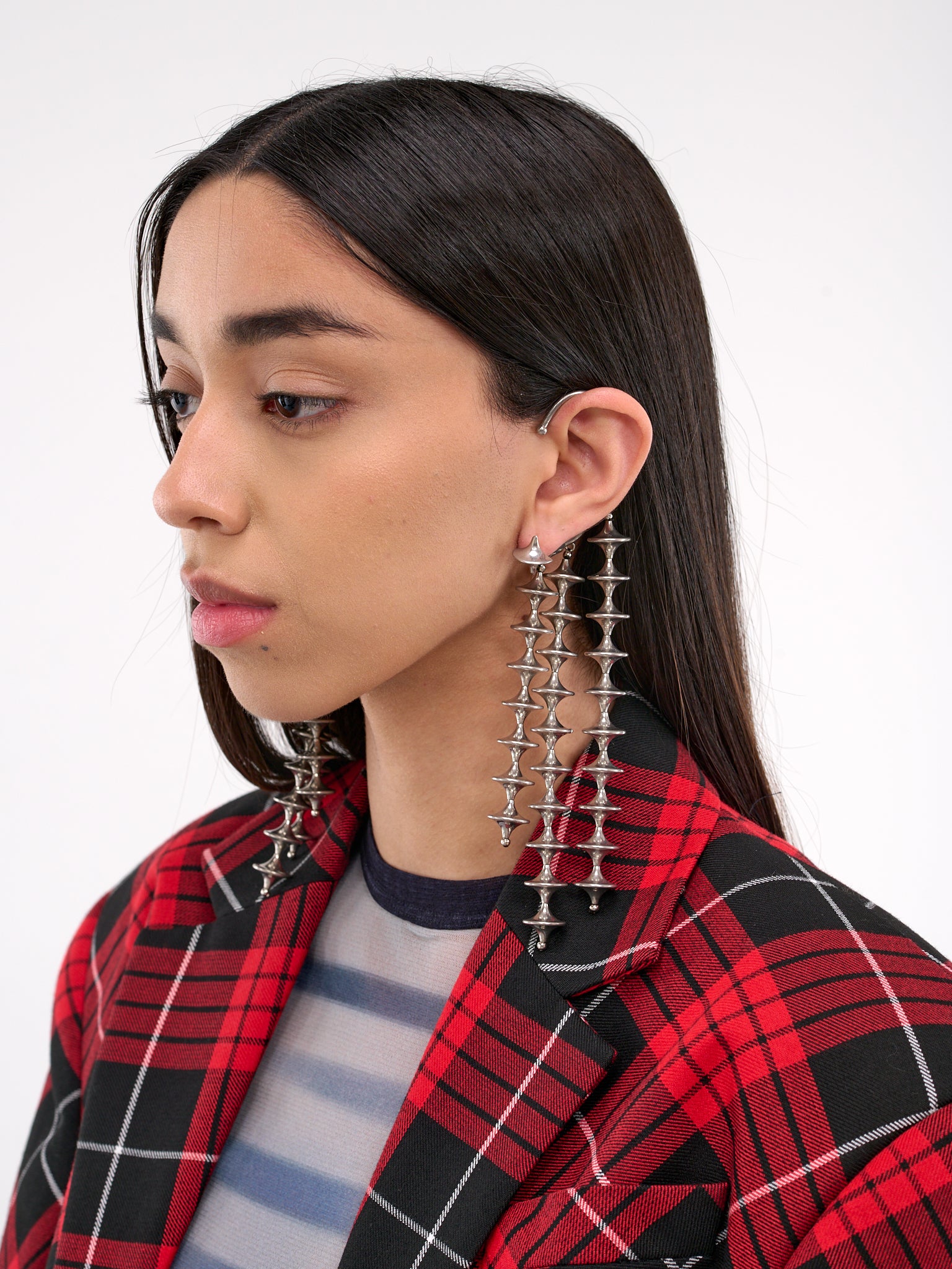 Toupie River Earrings (TOU-EAR-SIL-SILVER)