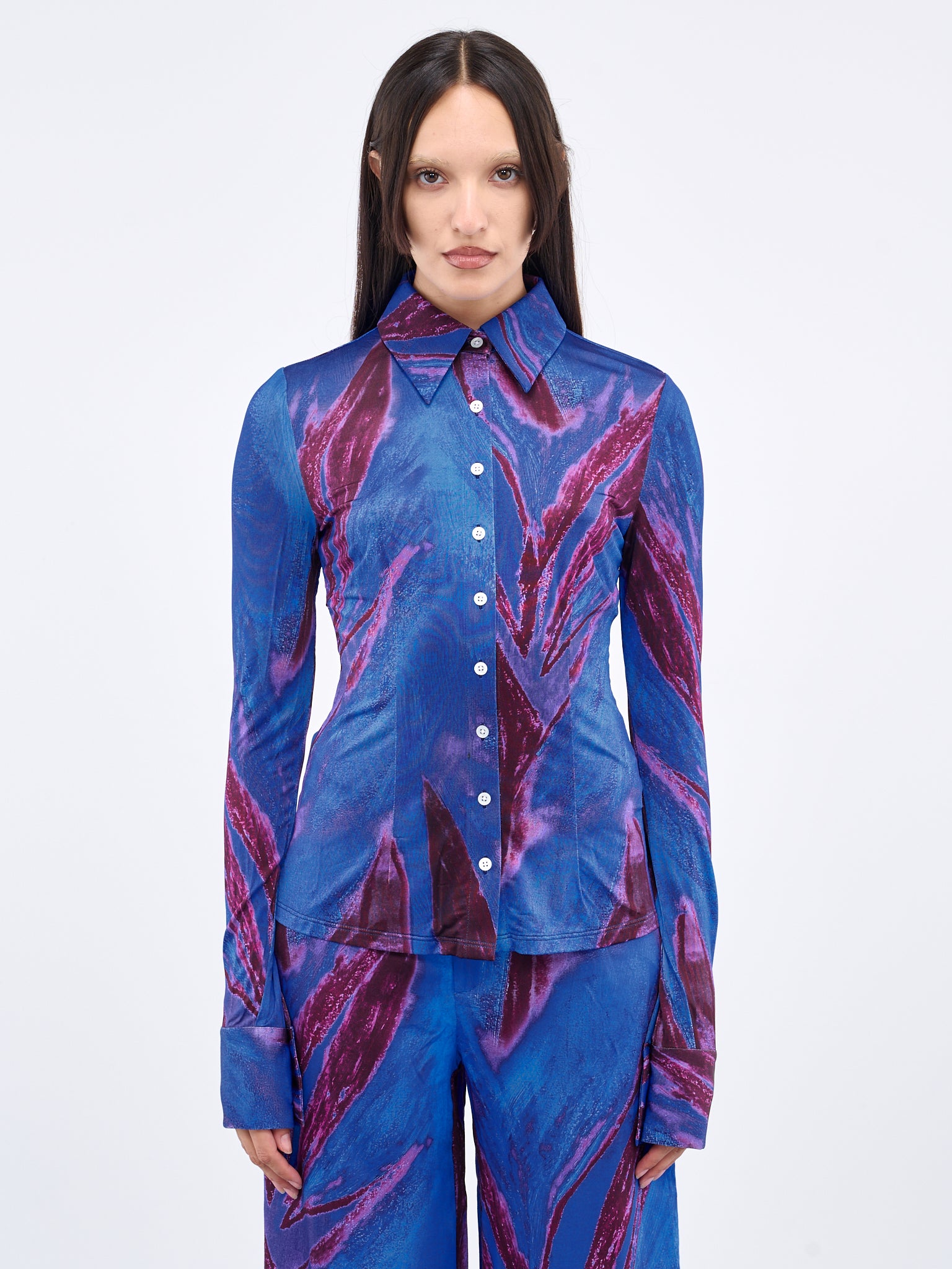 LOUISA BALLOU Button-Down Shirt | H.Lorenzo - front