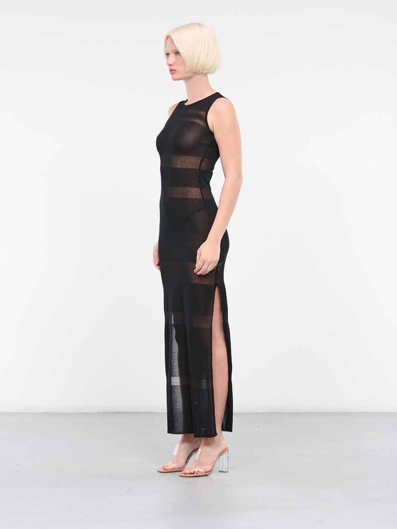 Sea Breeze Knit Dress (114133-0999-BLACK)