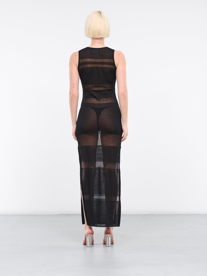 Sea Breeze Knit Dress (114133-0999-BLACK)