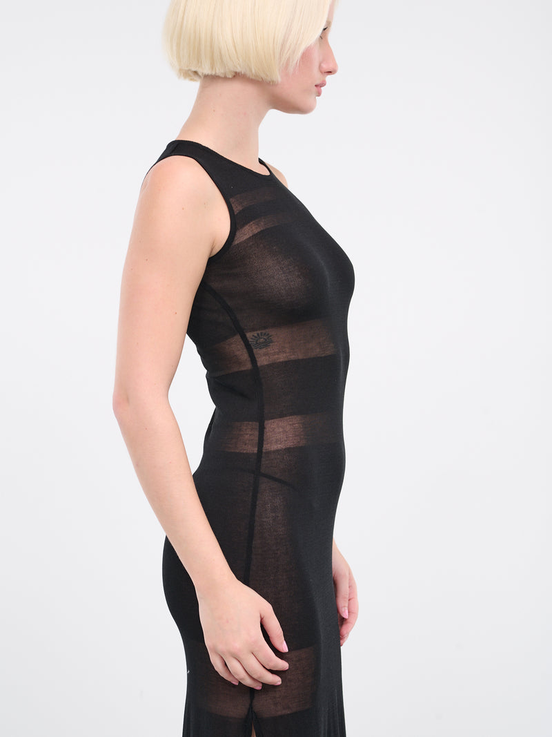 Sea Breeze Knit Dress (114133-0999-BLACK)