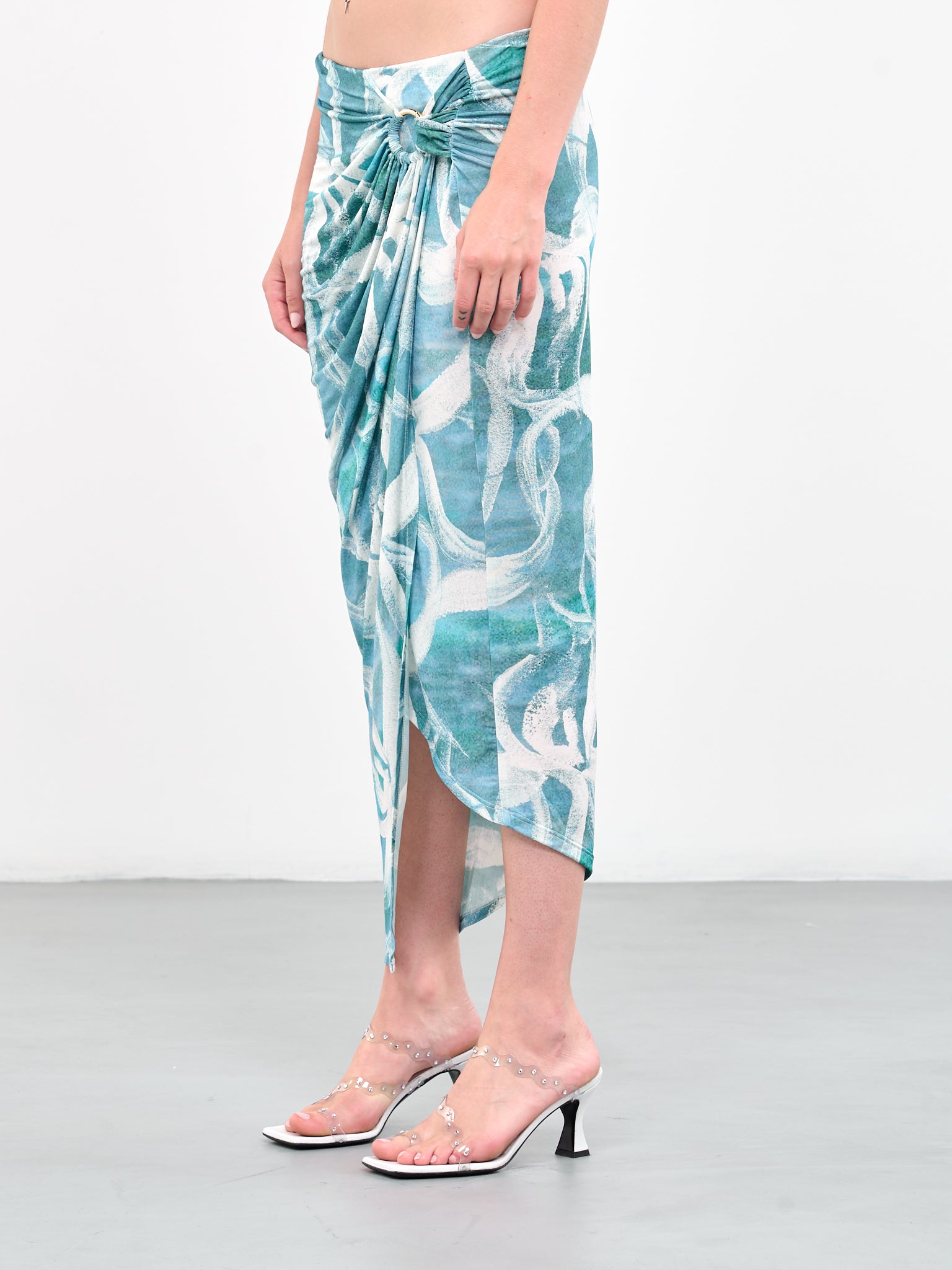 Coastline Skirt (115101-5040-WHITE-FLOWER)
