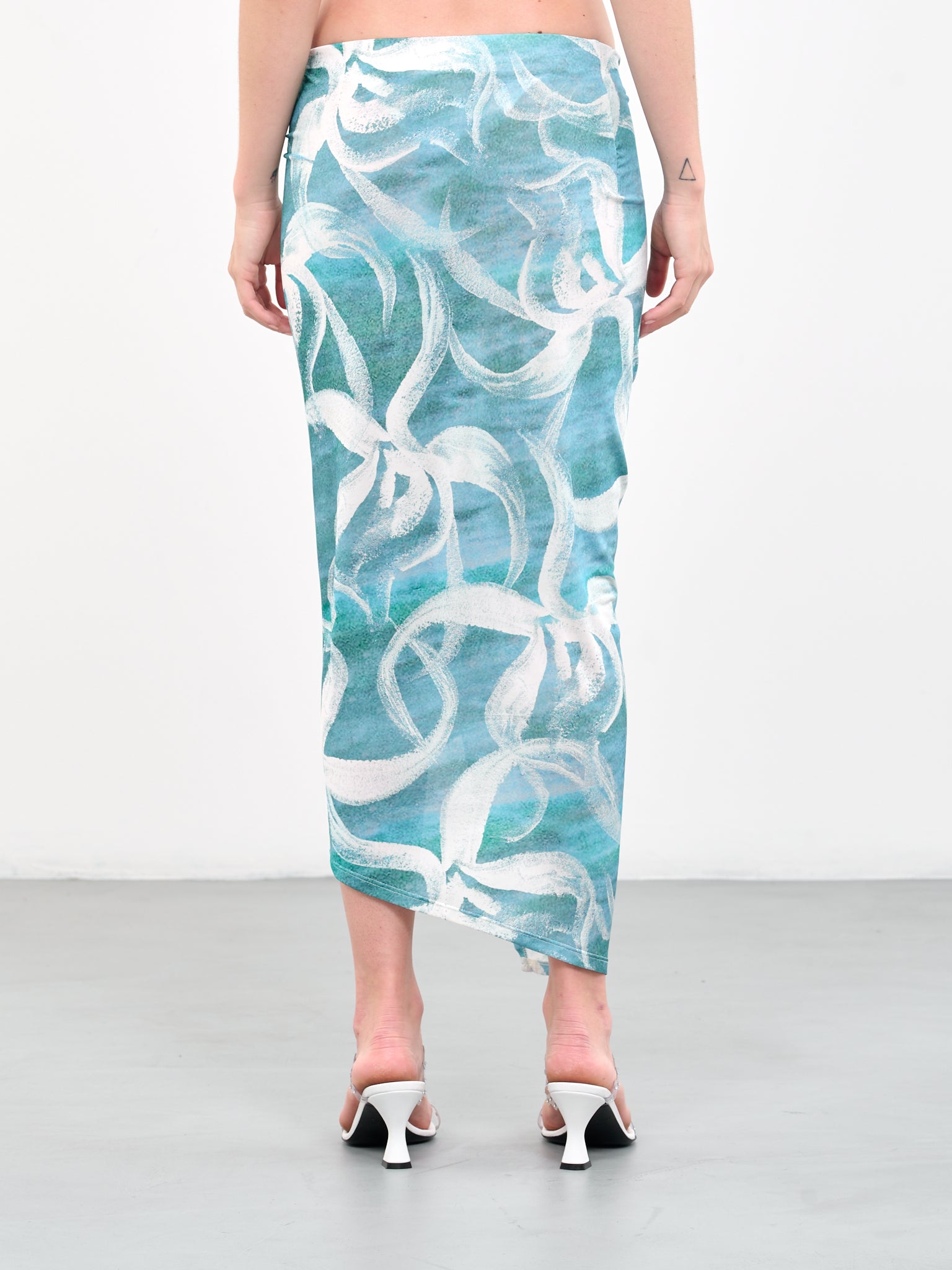 Coastline Skirt (115101-5040-WHITE-FLOWER)