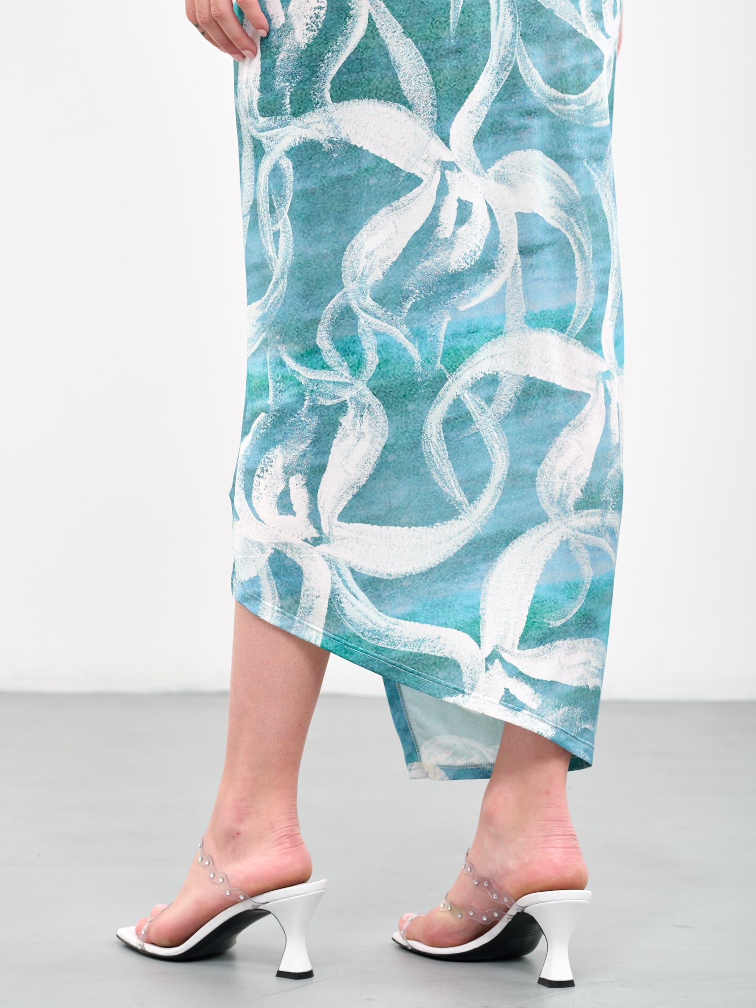 Coastline Skirt (115101-5040-WHITE-FLOWER)