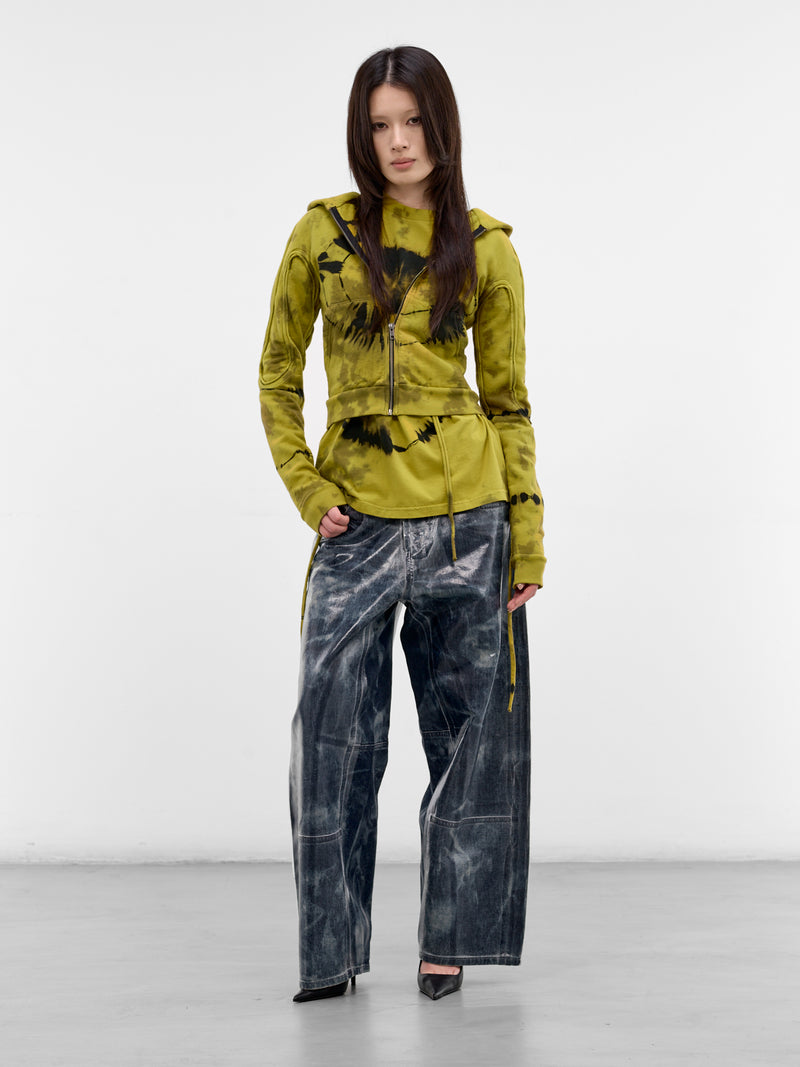 Oversized Reconstructed Tie-Dye Tee (11510241506-MULTI)