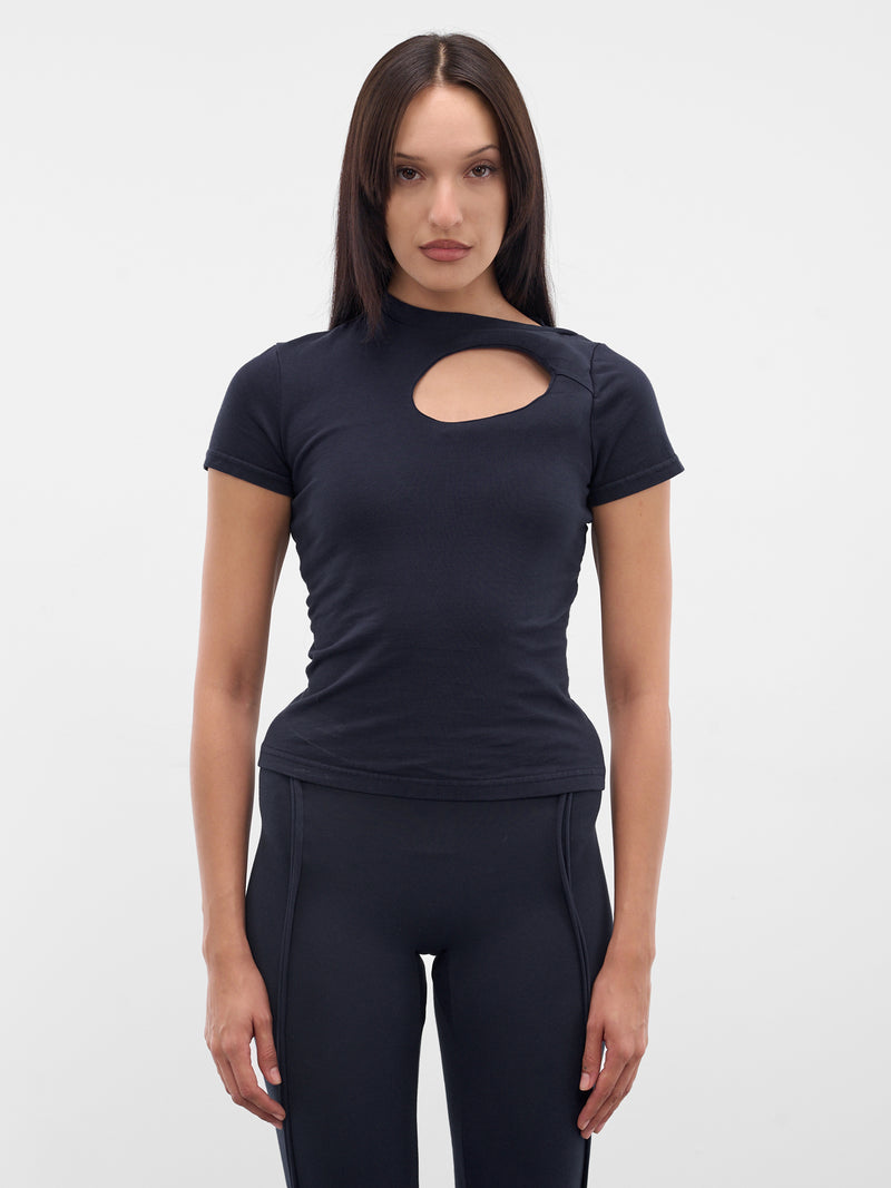 Navy Donut Cut-Out Tee (11510690901-BLUE)