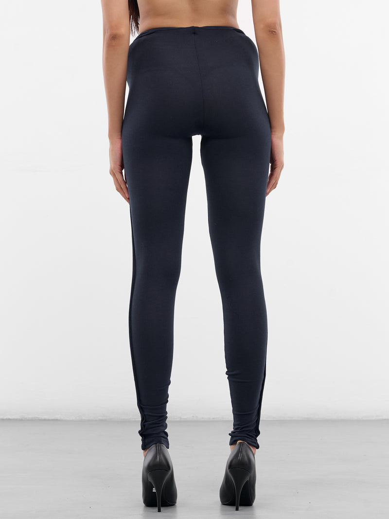 Navy Hip Padding Cotton Leggings (11520351501-BLUE)