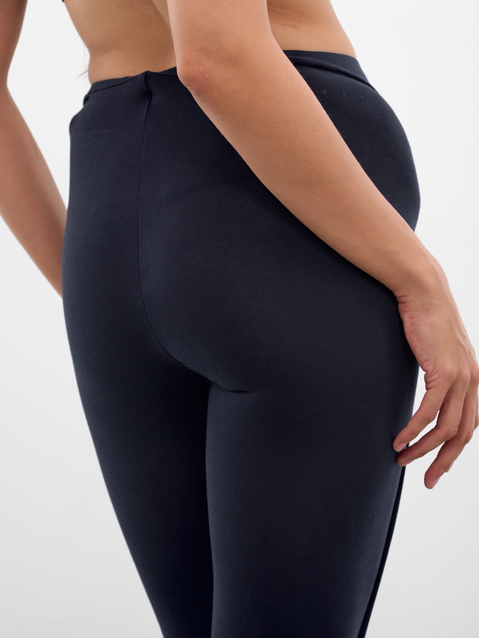 Navy Hip Padding Cotton Leggings (11520351501-BLUE)