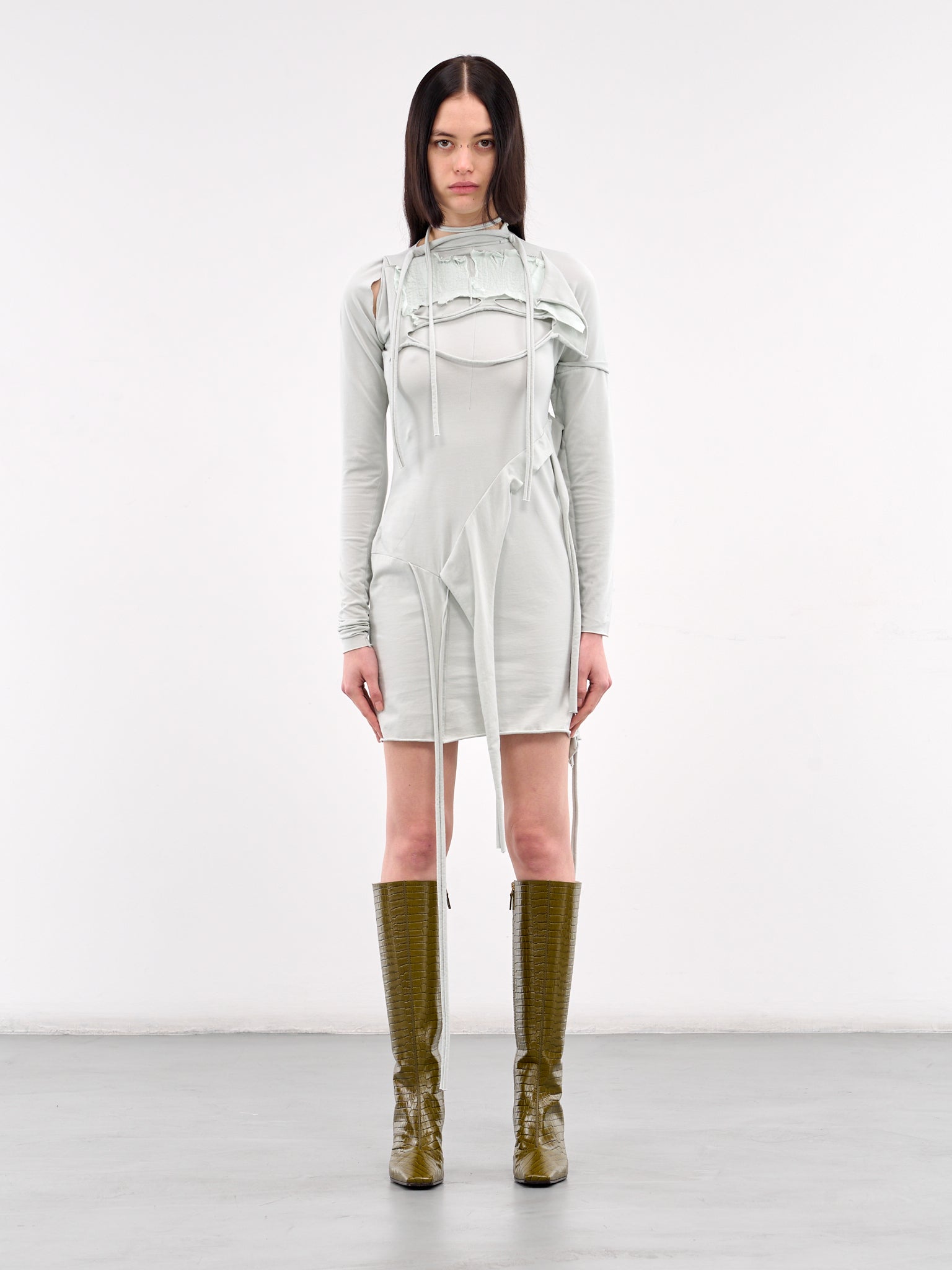 grey long sleeve mini dress Grey Collared Long Sleeve Mini Jersey Dress | Comfortable & Stylish