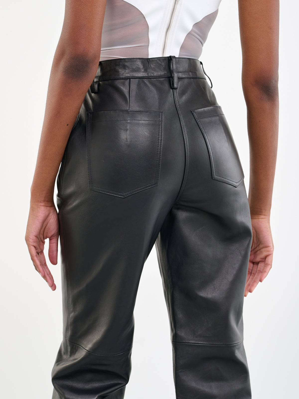 MAGDA BUTRYM Leather Pants | H.Lorenzo - detail 2