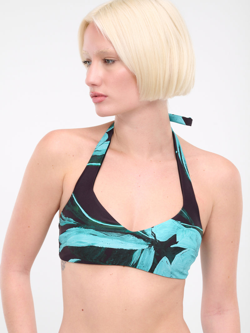 Buoy Bikini Top (117116-5042-TURQUOISE-FLOWER)