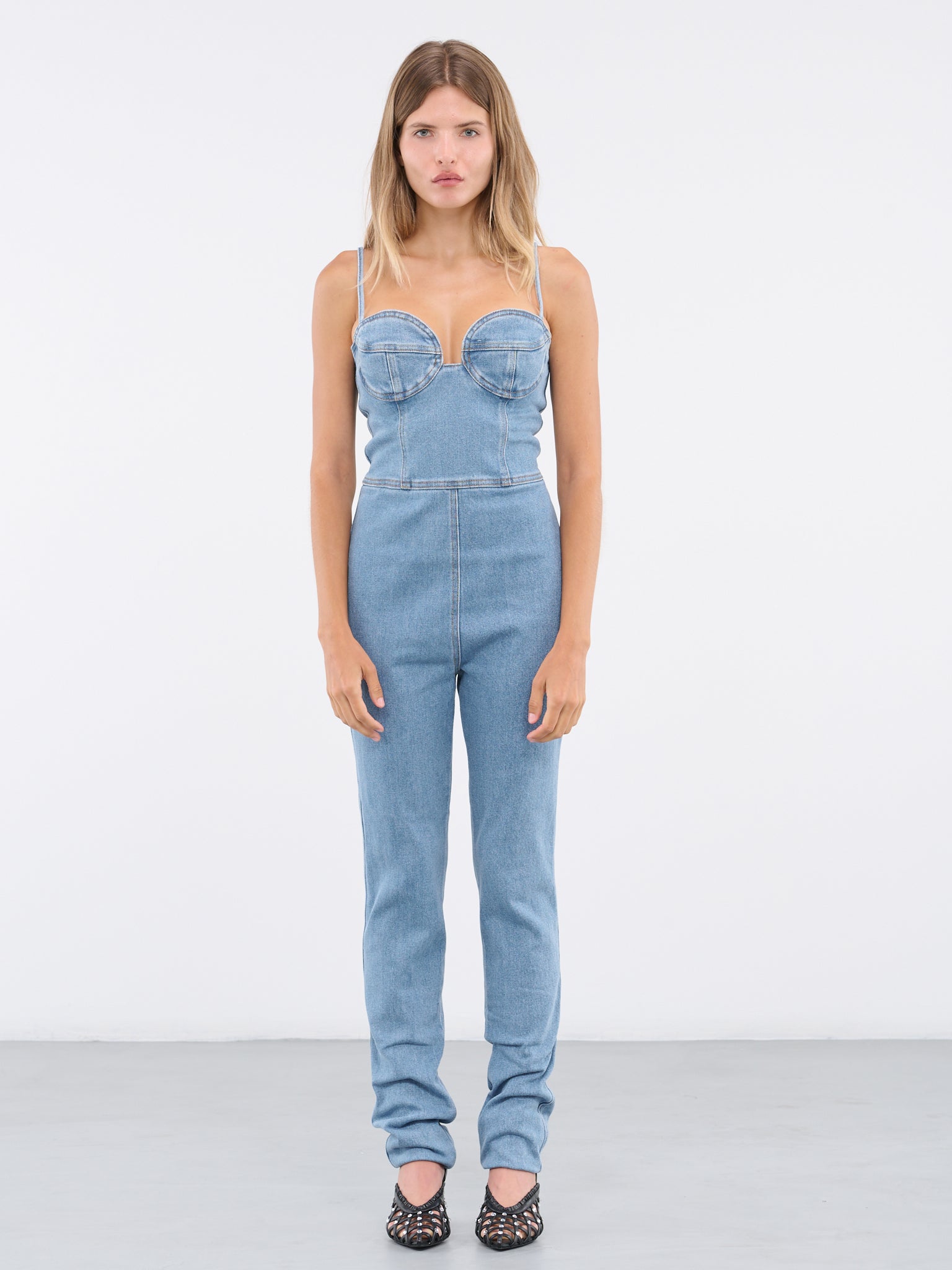 MAGDA BUTRYM Denim Jumpsuit | H.Lorenzo - front