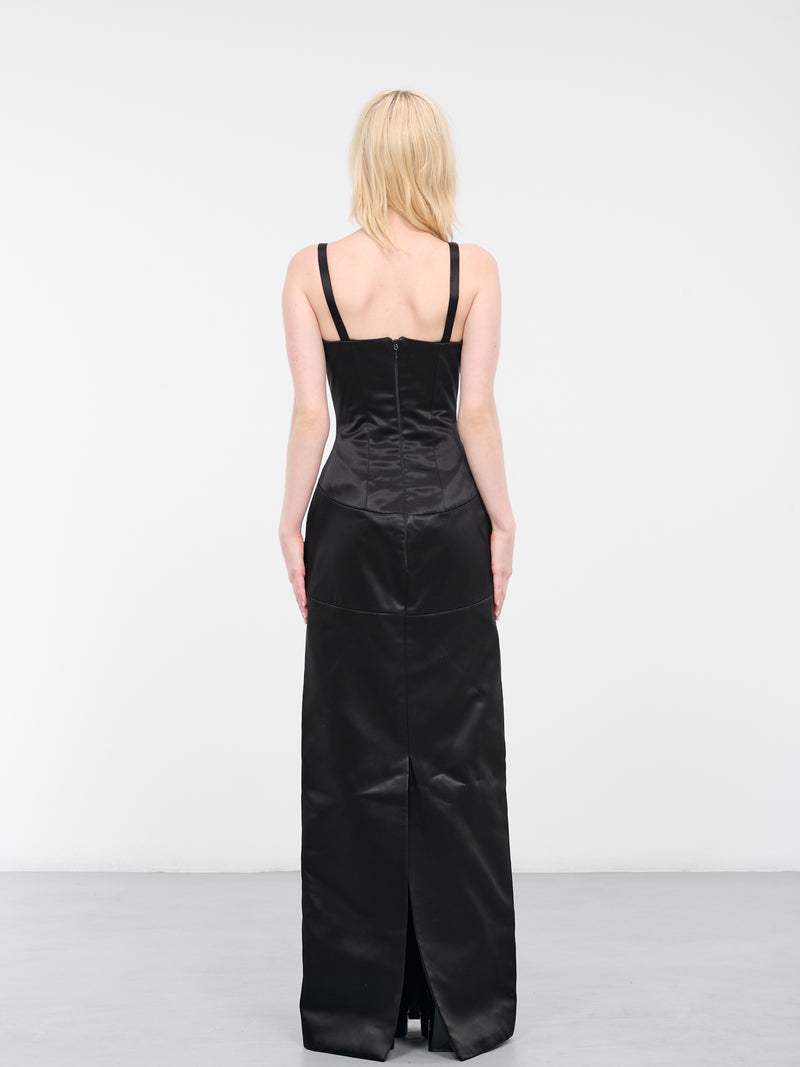 Cone Cup Dress (12-BLACK)