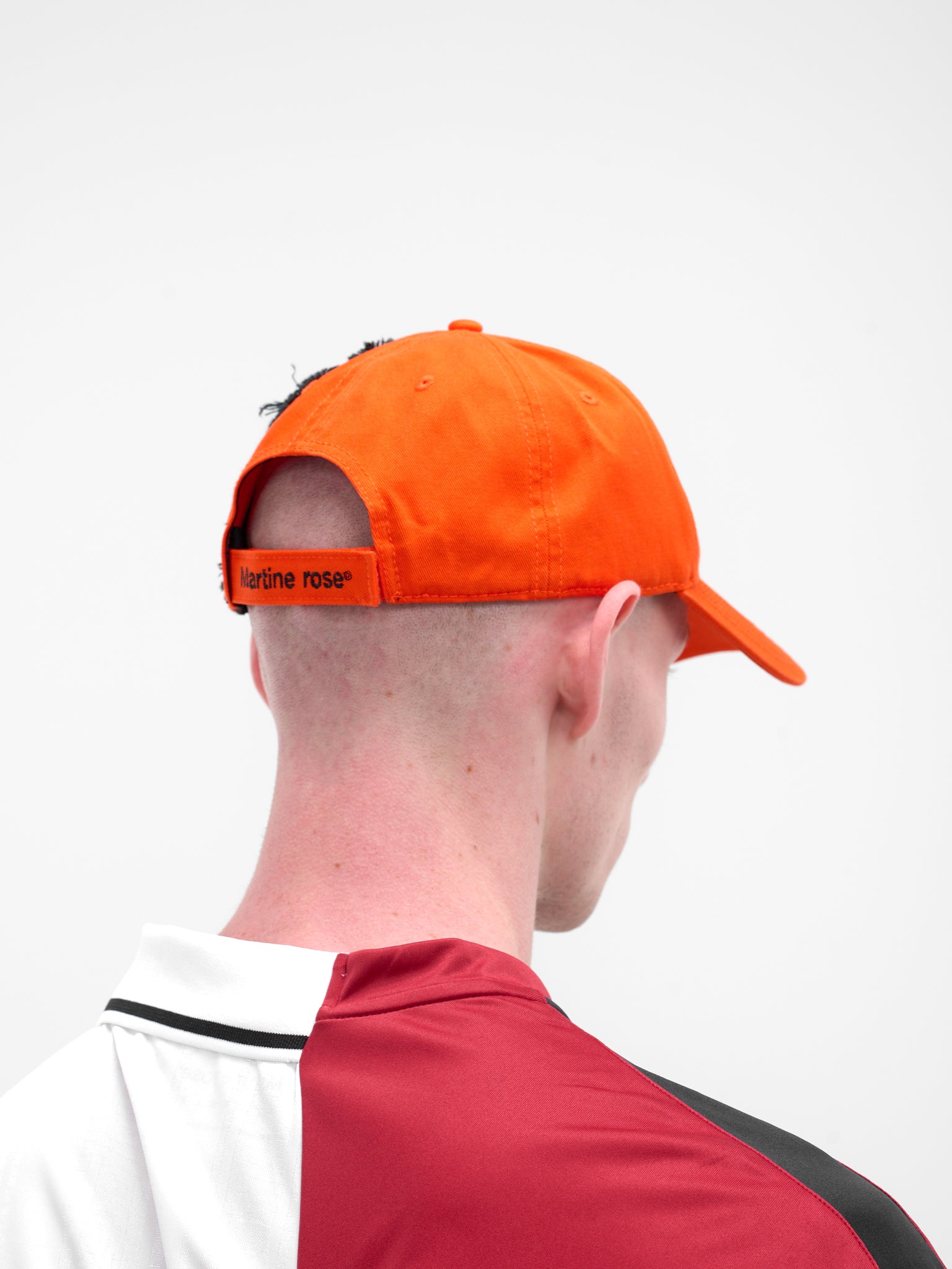 Orange Collage Distressed Cap (1217WP13200-ORANGE)