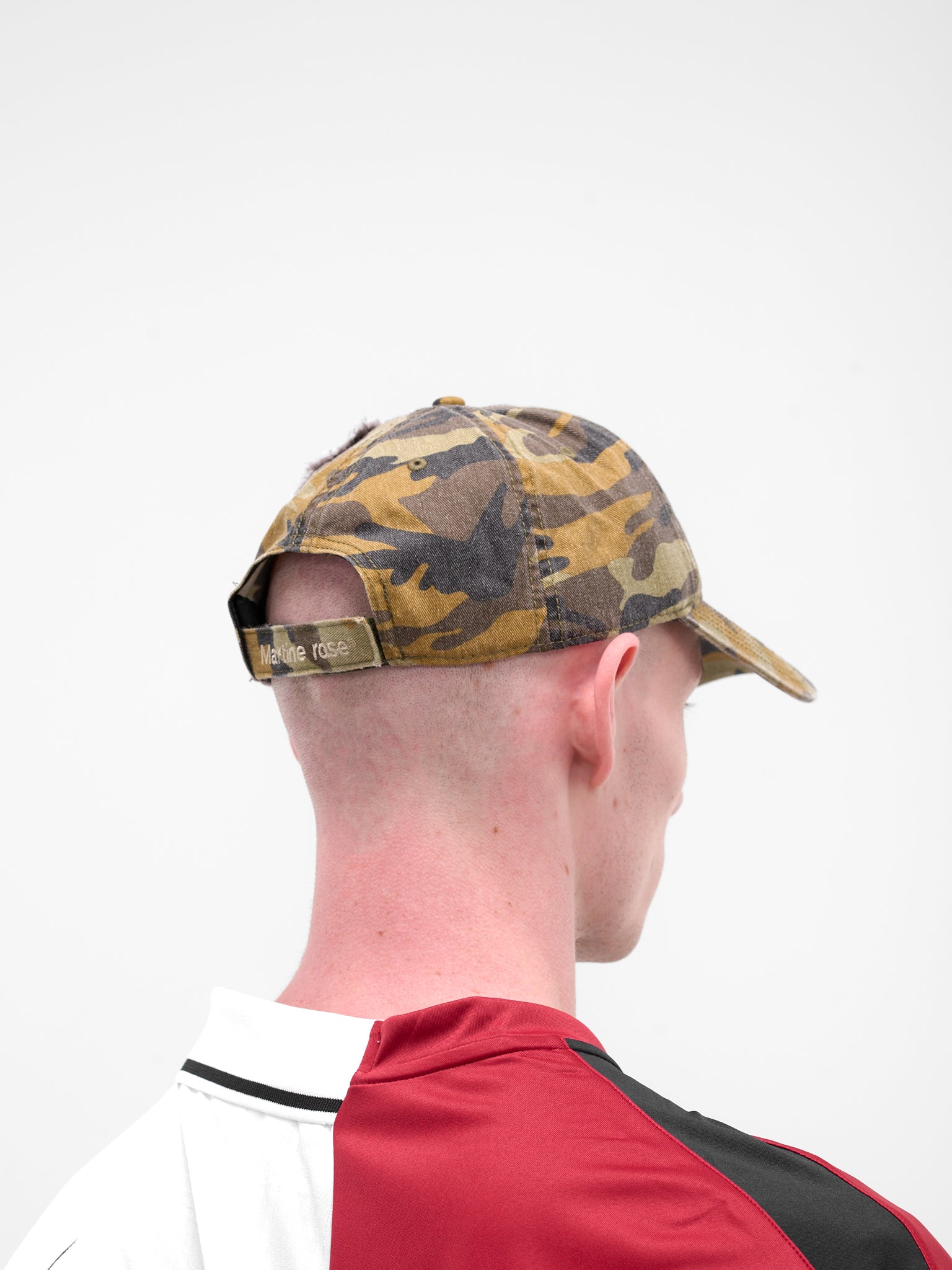 Camo Collage Distressed Cap (1217WP13418-GREEN)