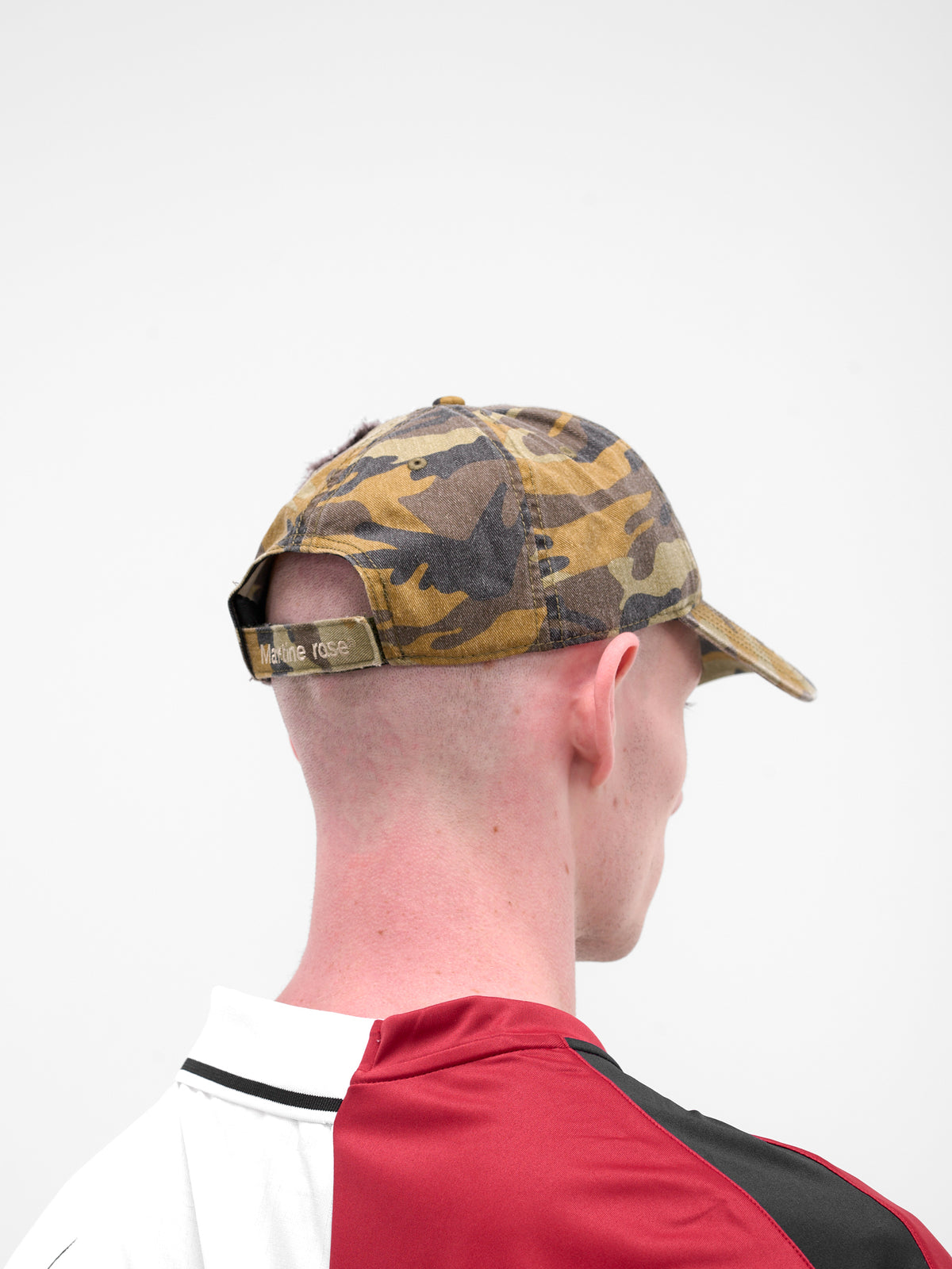 Camo Collage Distressed Cap (1217WP13418-GREEN)