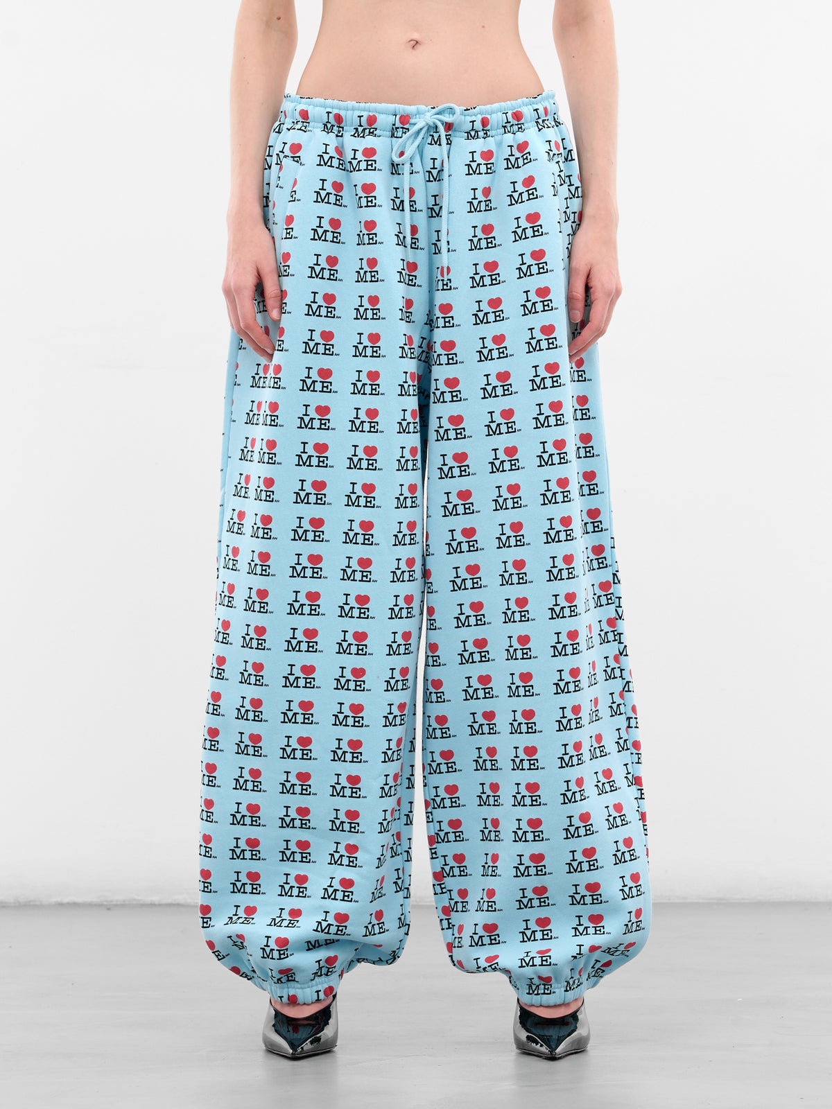 'I Heart Me' Baggy Sweatpants (122-I-HEART-ME-BLUE)