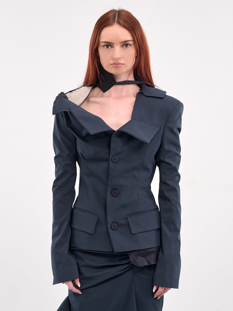 Deconstructed Blazer (12360062303-BLUE)