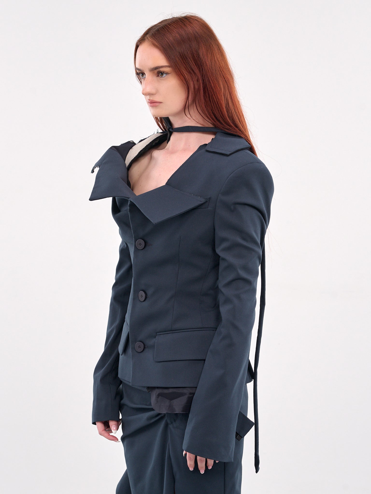 Deconstructed Blazer (12360062303-BLUE)