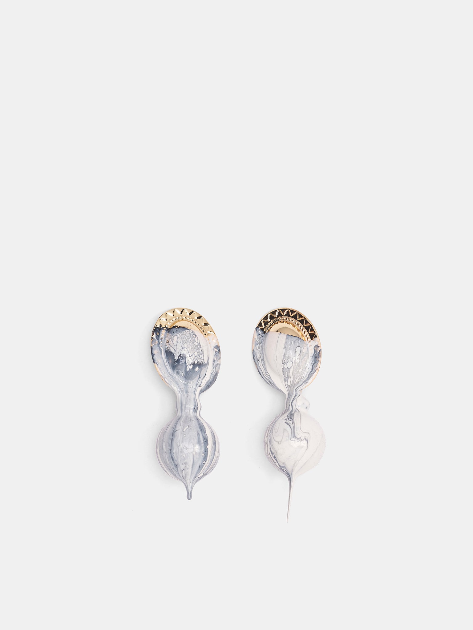 Dipped Candy Earrings (12590442501-BEIGE-BLACK)